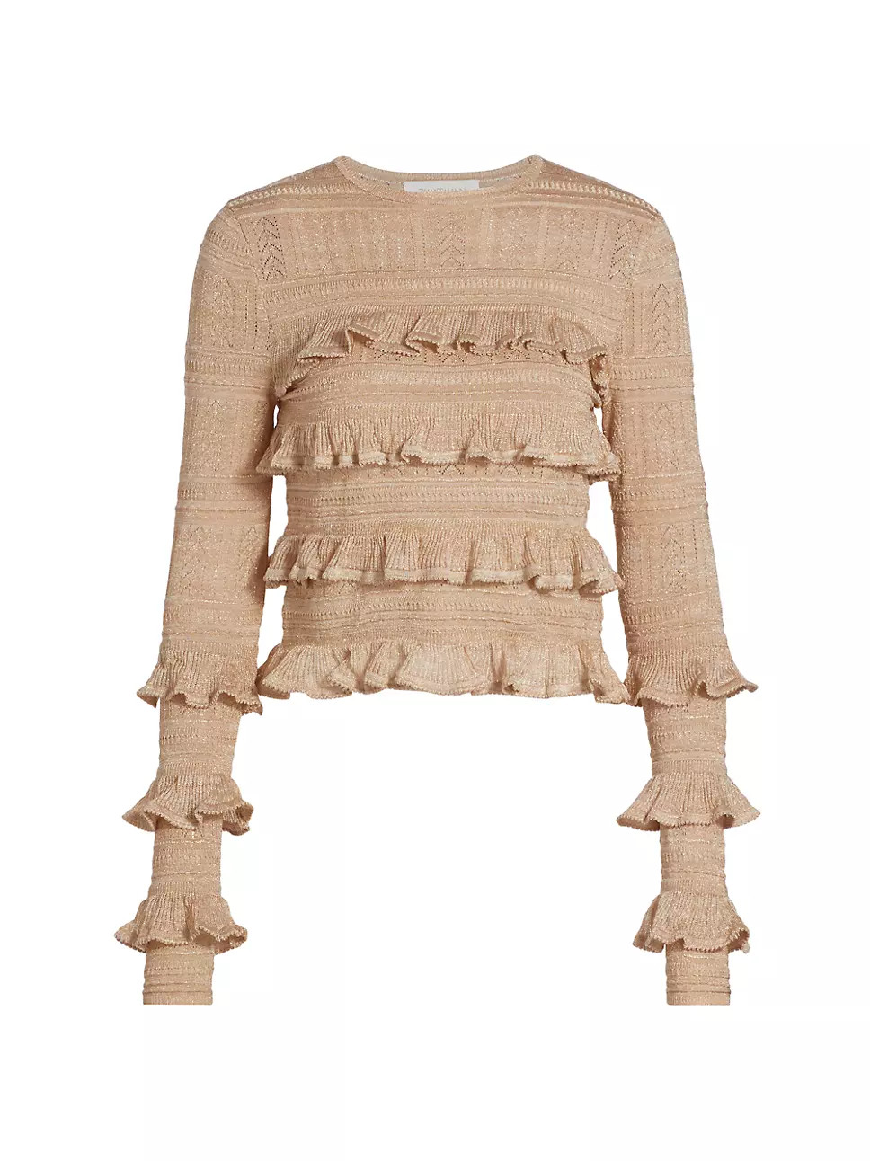 Matchmaker Long-Sleeve Ruffled Top | Saks Fifth Avenue