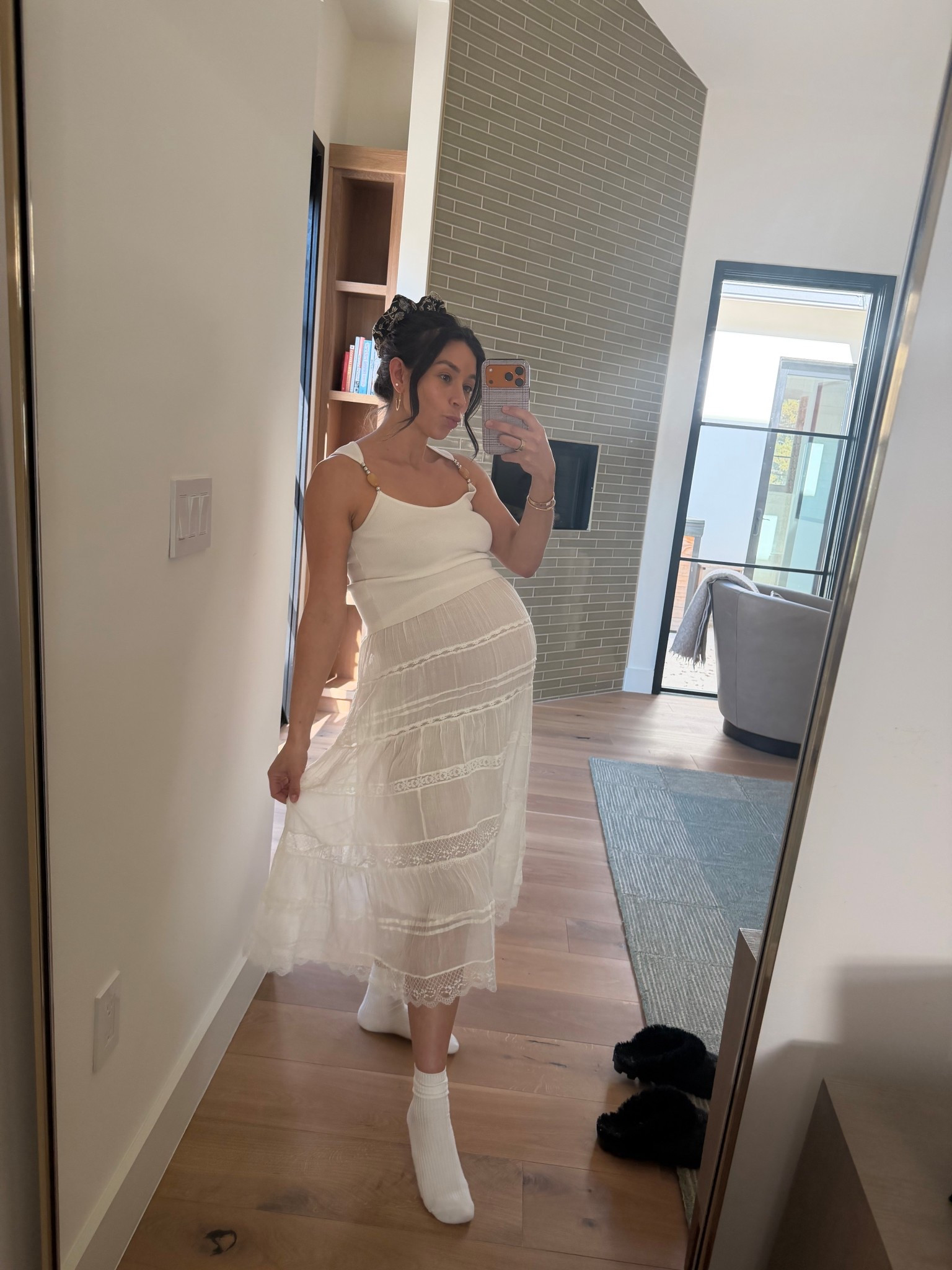 White comfy outfit 🤍