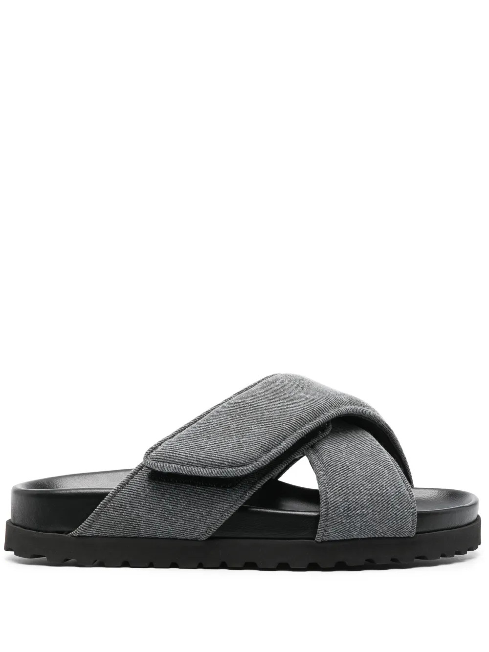 denim touch-strap sandals | Farfetch Global