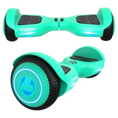 GOTRAX Edge Hoverboard for Kids Adults, 6.5" Tires 6.2mph & 2.5 Miles Self Balancing Scooter, Teal | Walmart (US)