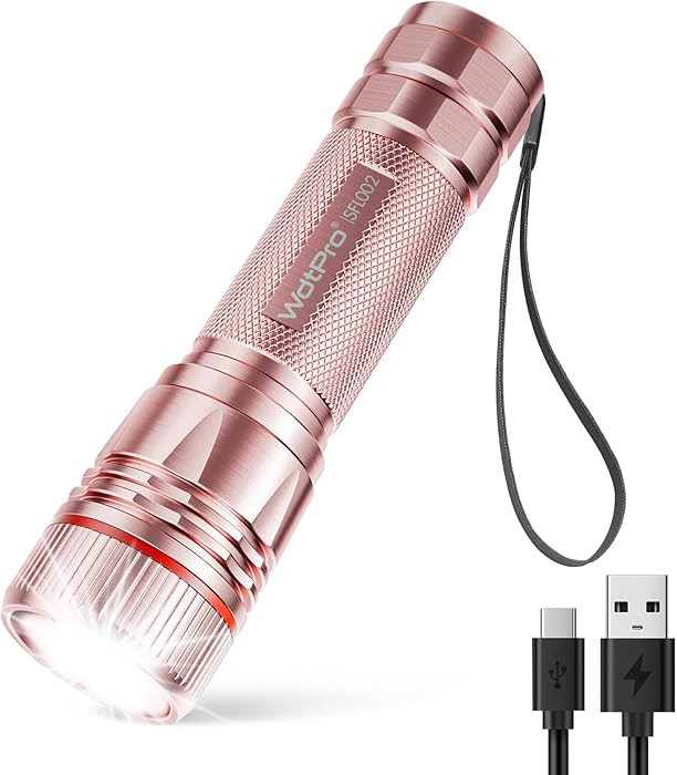 WdtPro Rechargeable Flashlights High Lumens, 1 Pack 10H Long Lasting Super Bright EDC Flashlights... | Amazon (US)