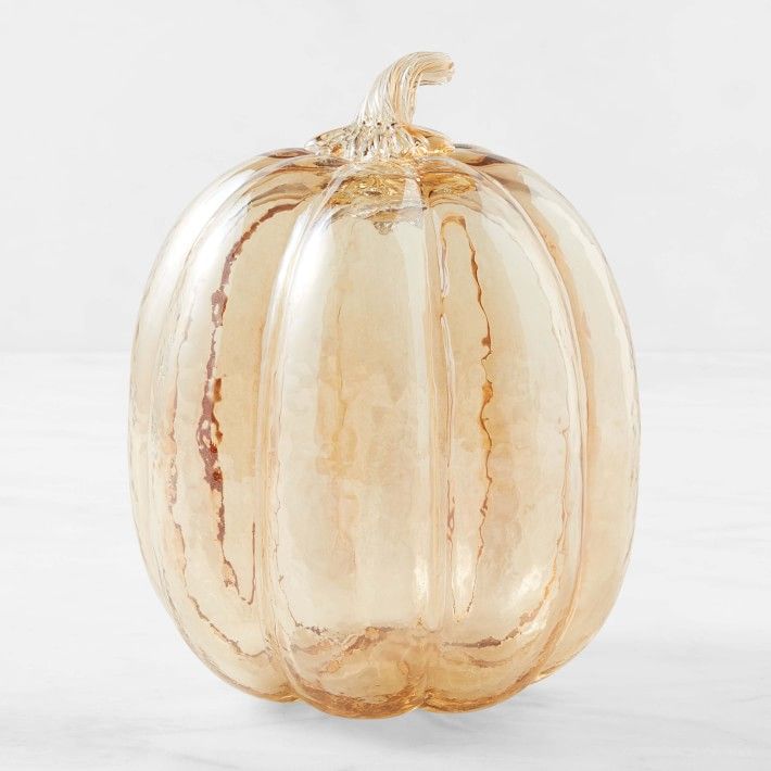 Glass Sculptural Pumpkin | Williams-Sonoma