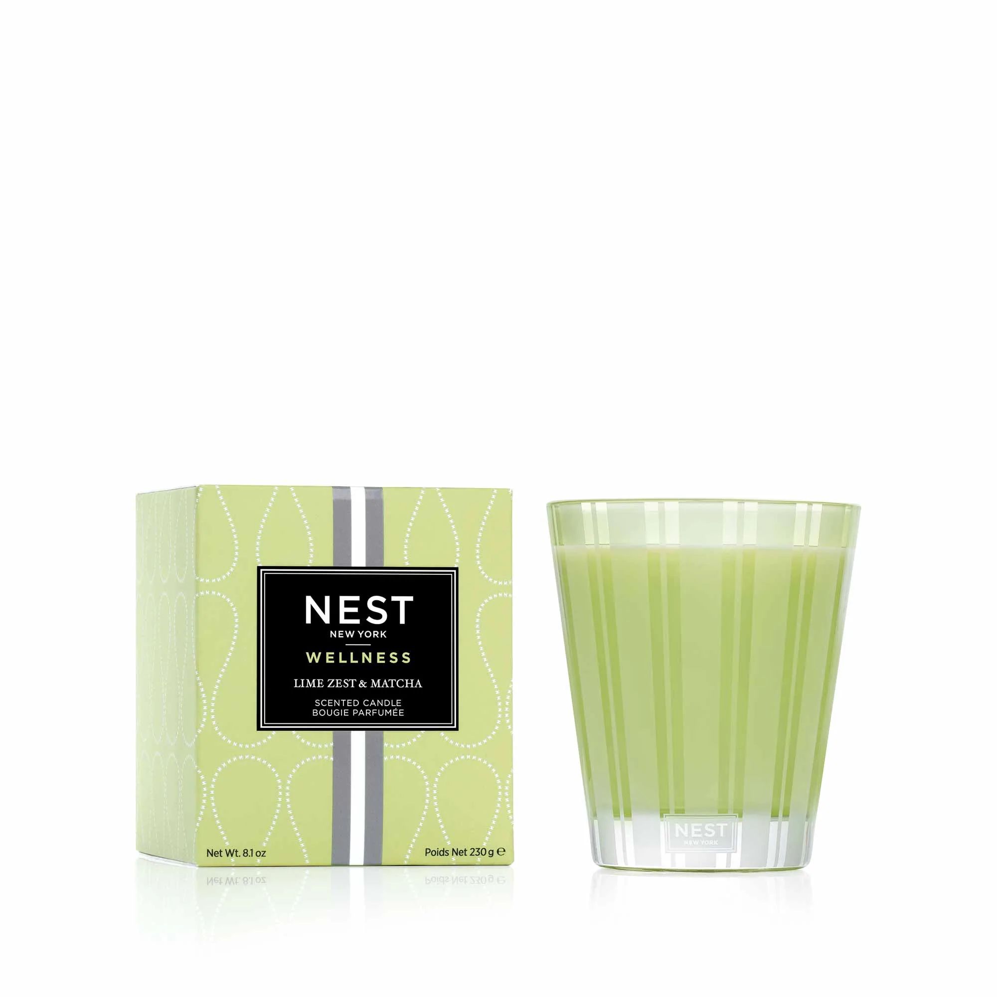 Lime Zest & Matcha Classic Candle | NEST Fragrances