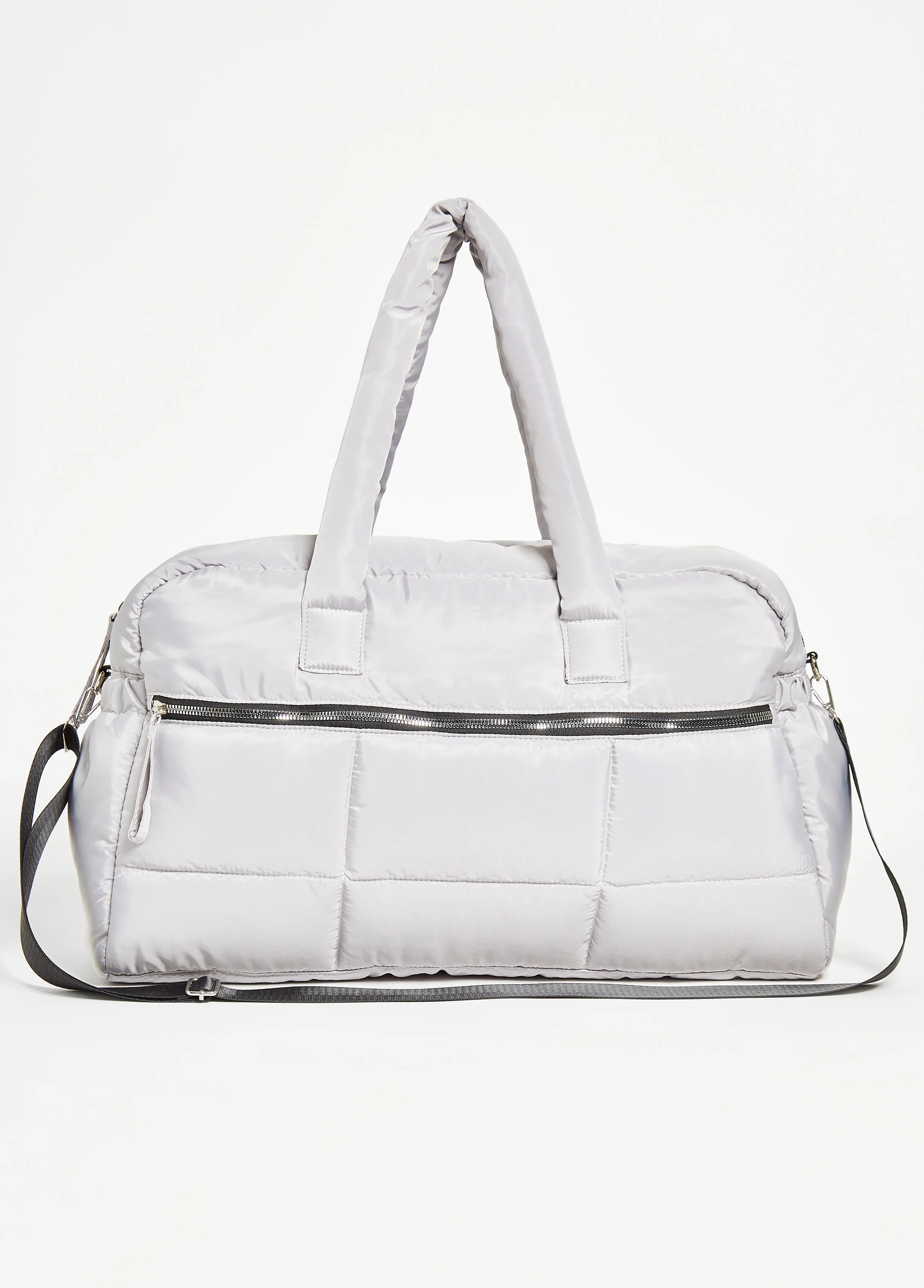 Quilted Puffer Duffle Bag | Ashley Stewart