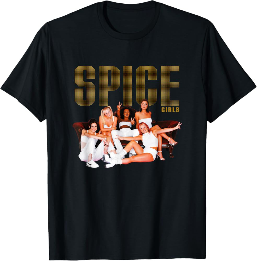 Official Spice Girls Couch Photo T-Shirt | Amazon (US)