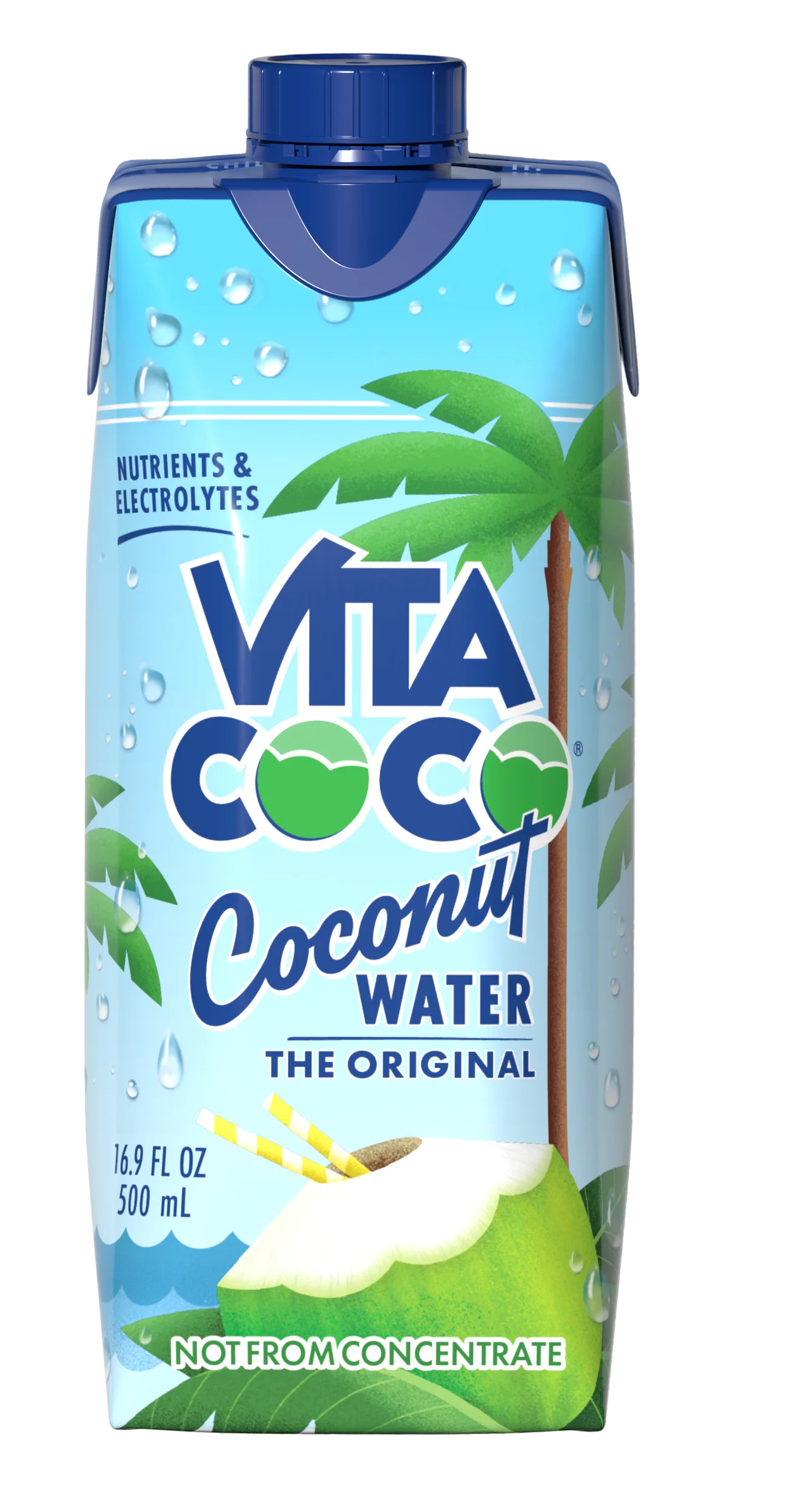 Vita Coco The Original Coconut Water, Nutrients & Electrolytes Rich, Pure, 16.9 fl oz Tetra | Walmart (US)
