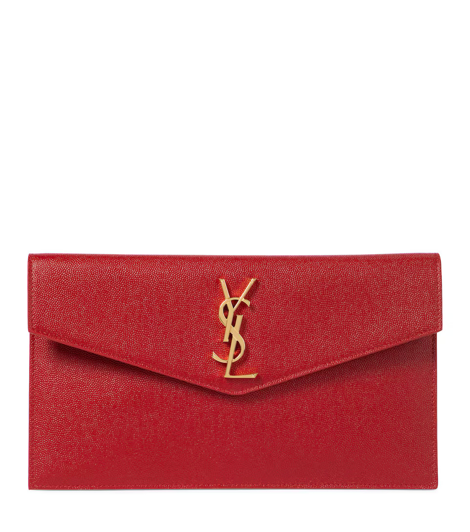 Uptown leather clutch | Mytheresa (US/CA)