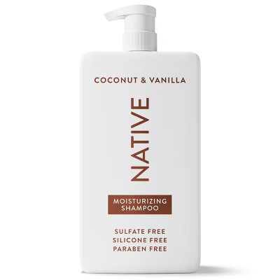 Native Coconut & Vanilla Hair Moisturizing Shampoo: Vegan, Sulfate-Free, Paraben-Free, Dye-Free, 36 fl oz | Target