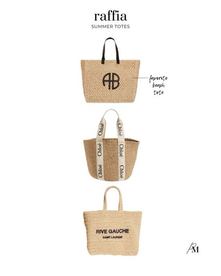Raffia totes I'm loving for summer. This Anine Bing tote over had for a couple years and it's the perfect beach bag! 

#LTKSeasonal #LTKItBag #LTKStyleTip