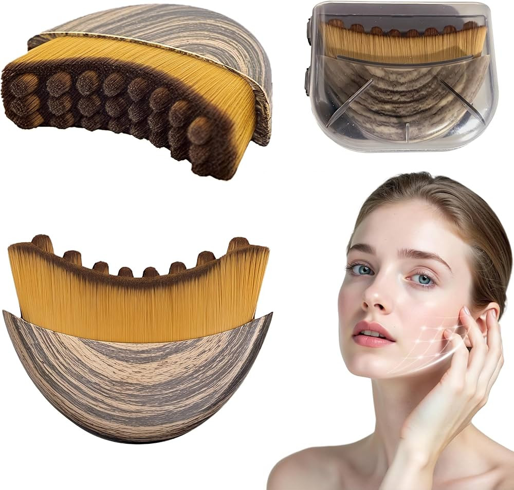 New Lymphatic Contour Face Brush for Sculpting, Lymphatic Drainage Massager for Face, Ergonomical... | Amazon (US)