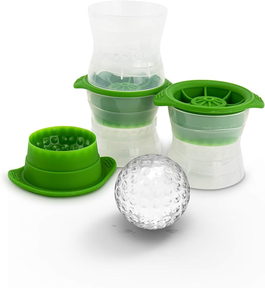 Tovolo Golf Ball Ice Molds (Set of 3) - Slow-Melting, Leak-Free, Reusable, & BPA-Free Craft Ice M... | Amazon (US)