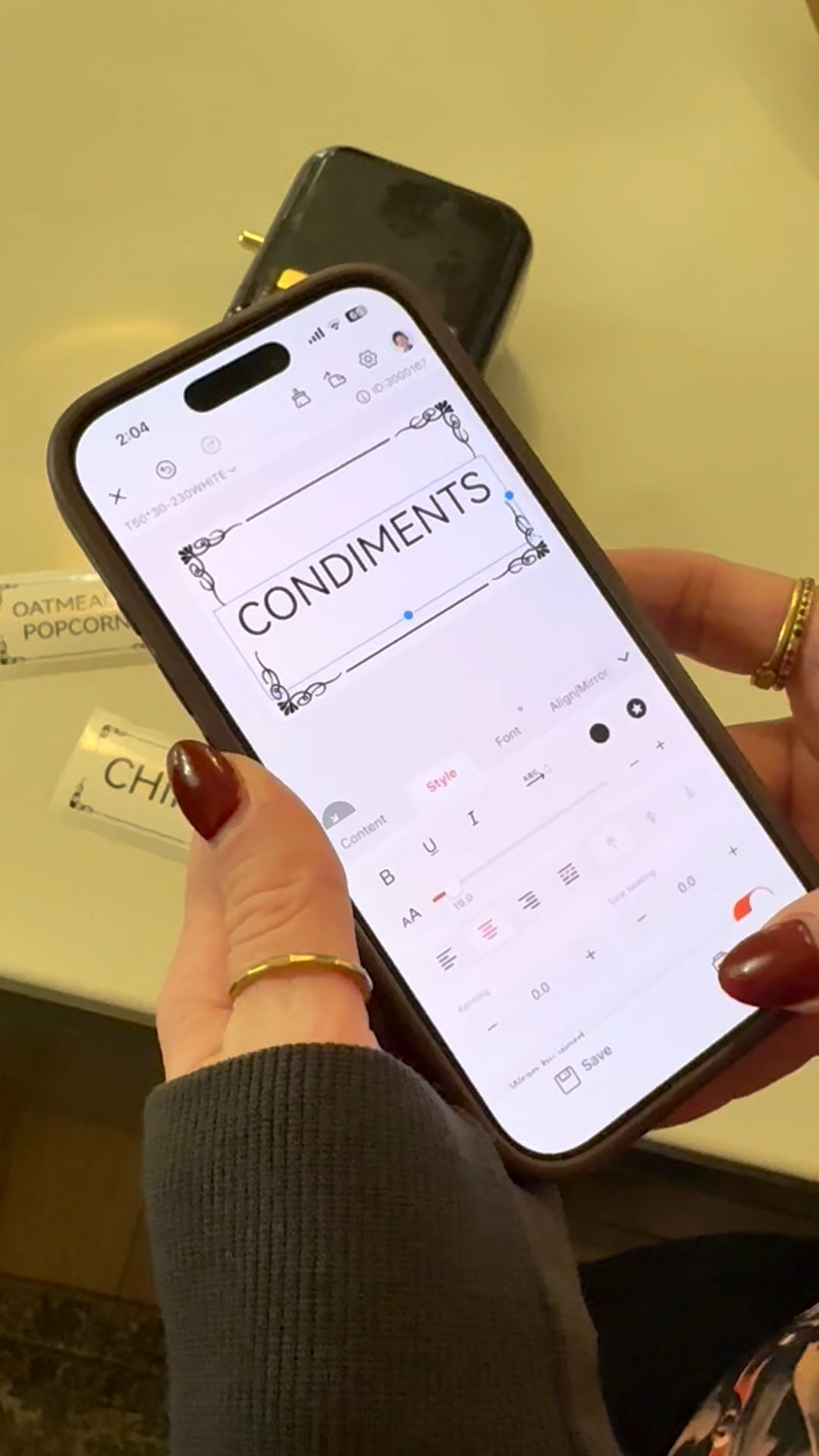 Labeling everything in the house with this! 