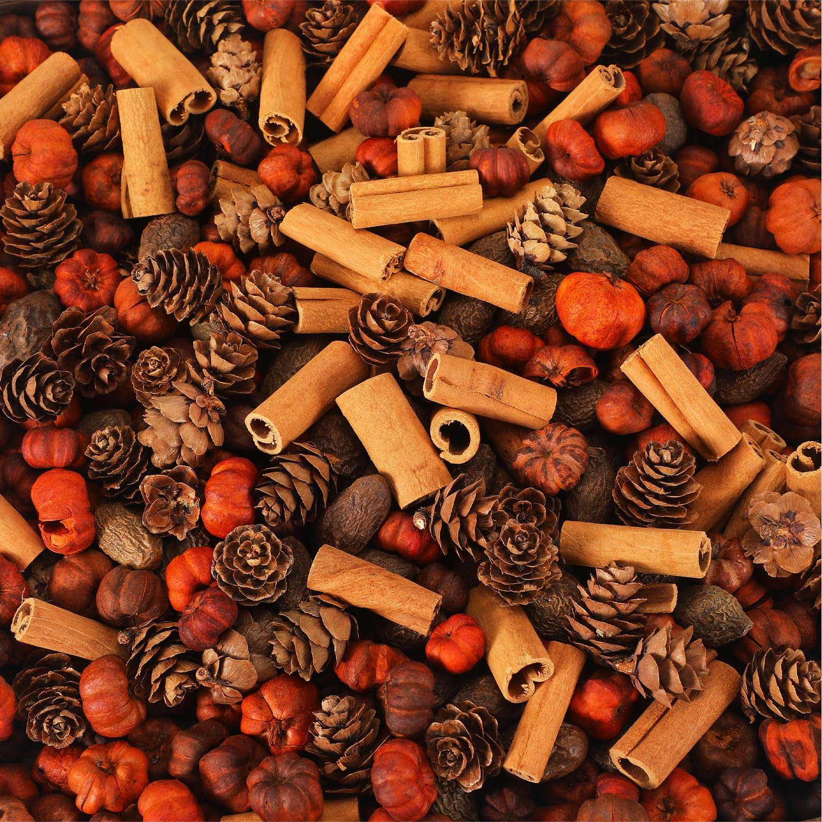 7 Heaping Cups Pumpkin Pods, Bowl, or Vase Filler Mix with Mini Pumpkin Pods, Pine Cones, Cinnamo... | Amazon (US)