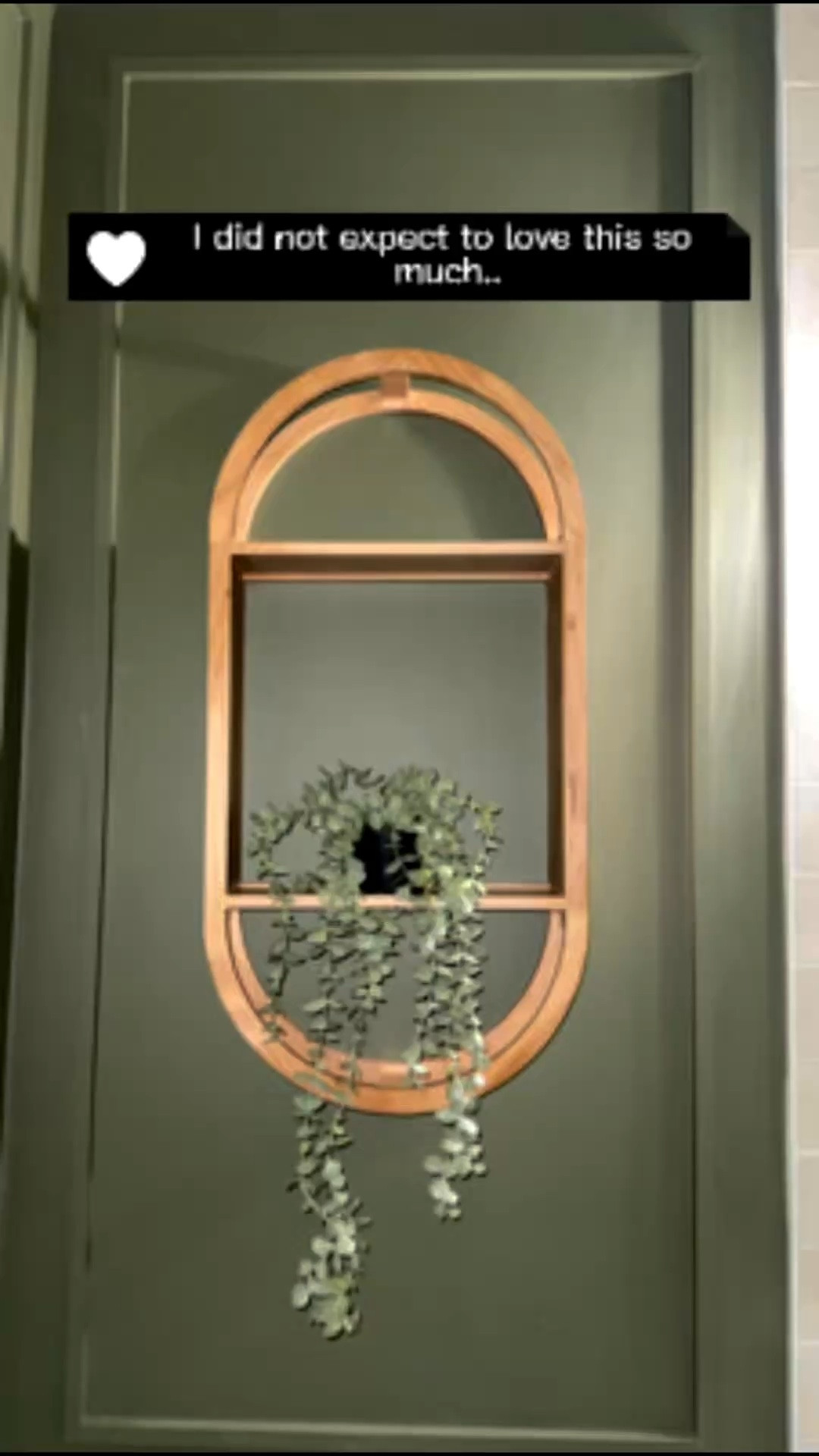 added this arched wood shelf from @Target and I’m obsessed 🤎

15"x30" Wall Organizer Brown - Threshold™: Modern Style Wood Decorative Sculpture with Mounting Hardware


#LTKHome #LTKvlog