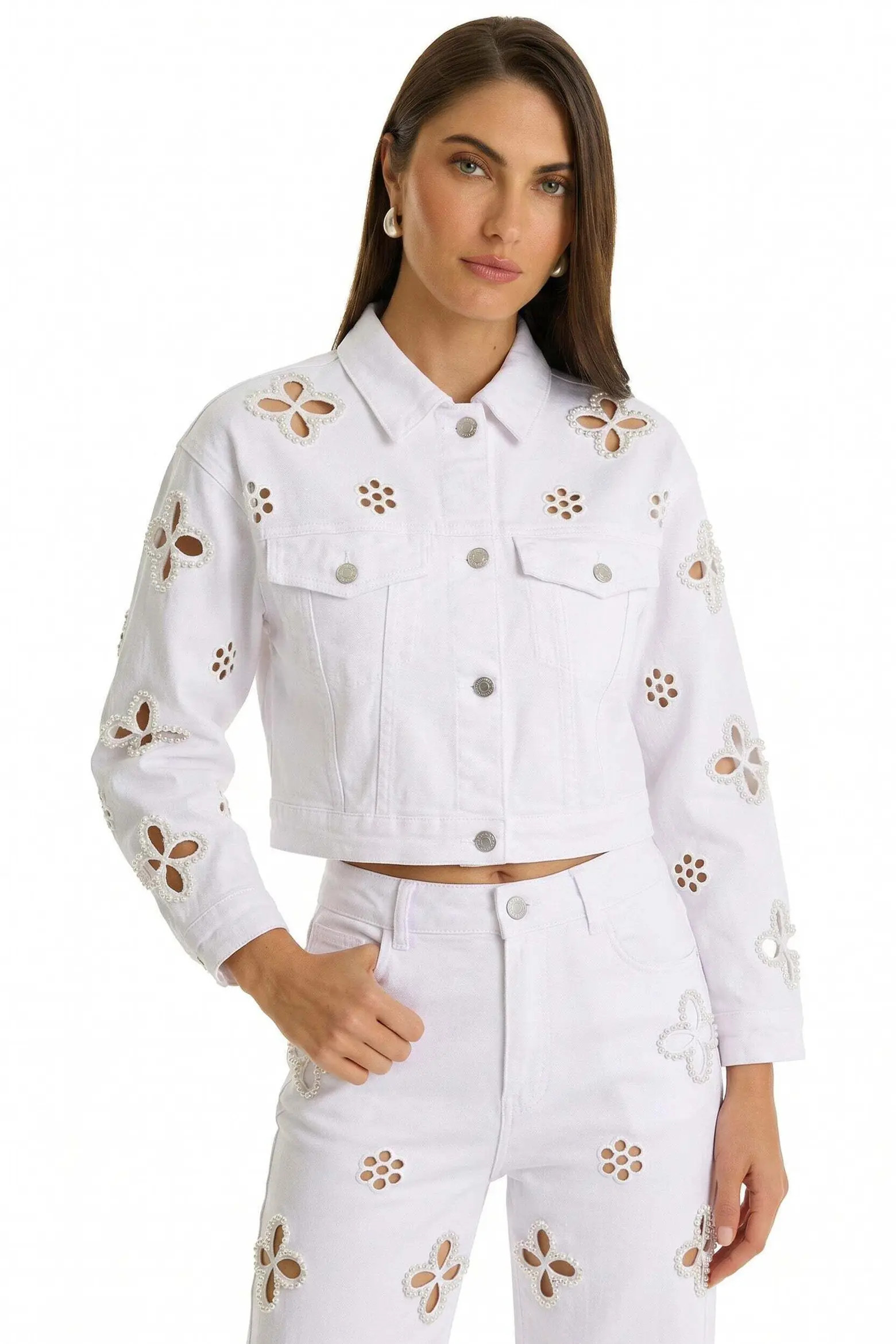 Kaia Pearl Jean Jacket (Women) | Nordstrom | Nordstrom