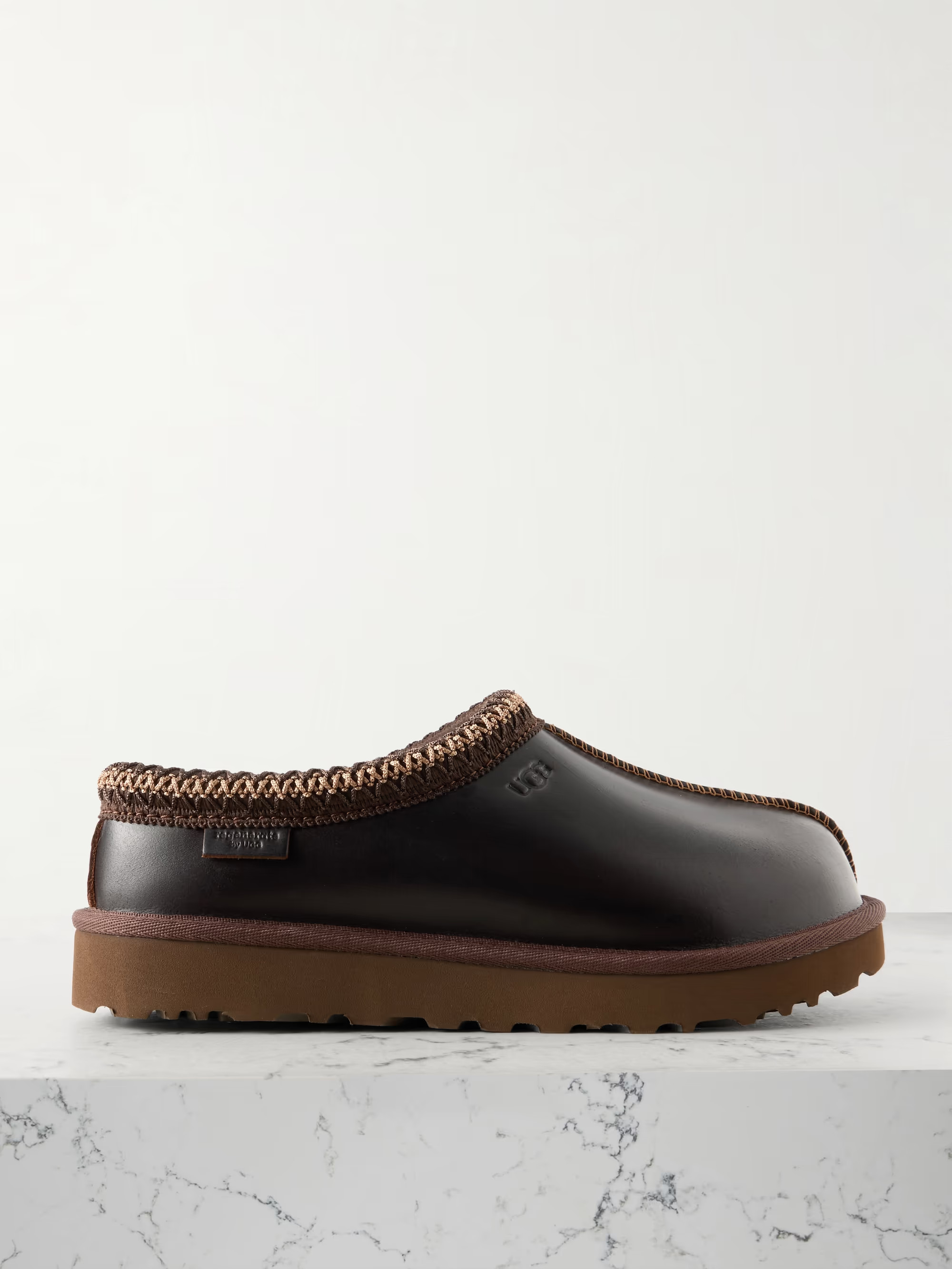 Tasman Regen embroidered leather slippers | NET-A-PORTER (UK & EU)