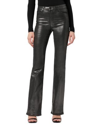 The Hi Honey High Rise Metallic Bootcut Jeans in Gunmetal | Bloomingdale's (US)