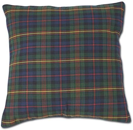 K&K Interiors 54176B 22 Inch Green and Blue Tartan Plaid Pillow | Amazon (US)