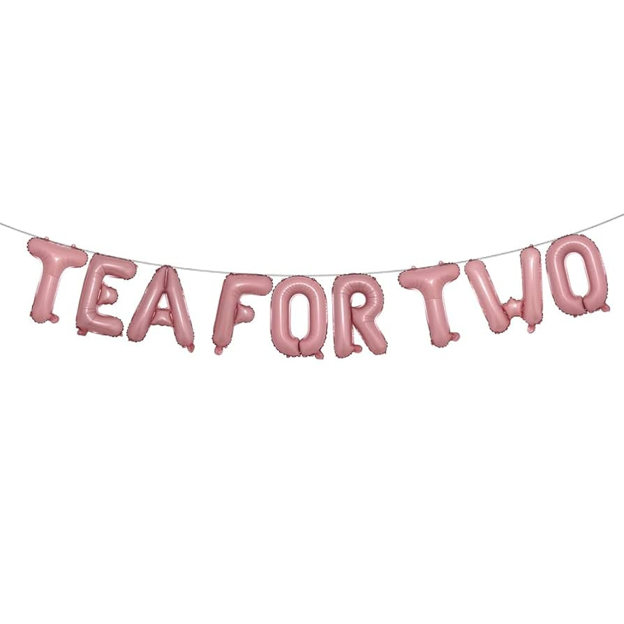 Tea for Two Balloons Party Decor - Princess ParTea Birthday Decorations for Kids - Second Birthda... | Amazon (US)