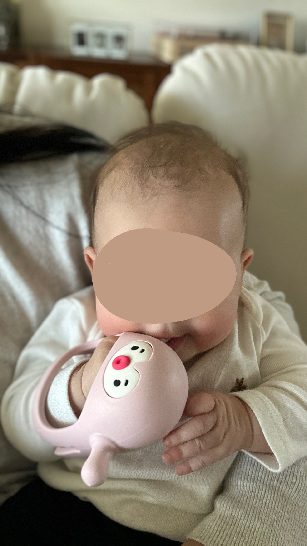 Literally the only teether you need! Used with my son and he loved it, so we bought a new color for our girlie pop! | Smily Mia teether, baby teething toy, anti dropping wrist hand teethers, food grade silicone teething mitten 

 #LTKmomlife #LTKBaby #LTKKids