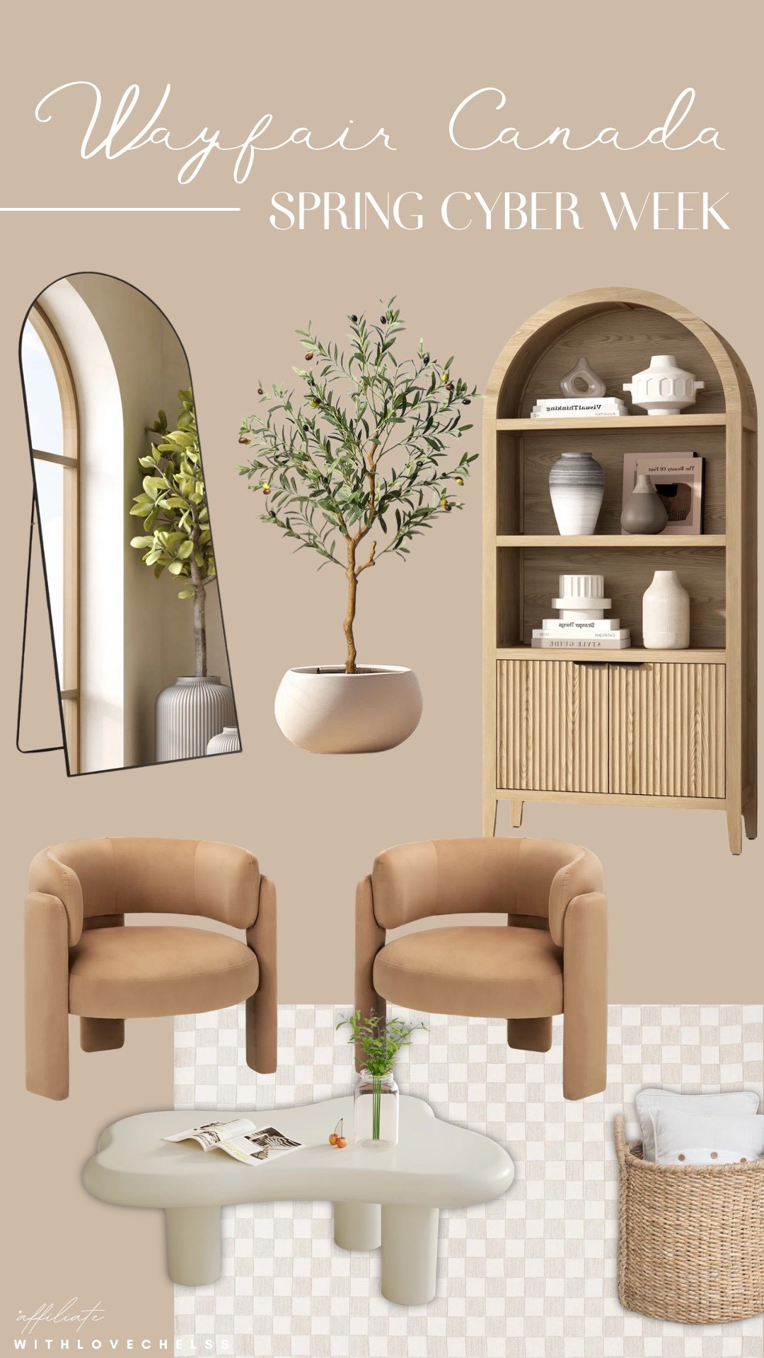 Wayfair Canada 
Spring Cyber Week
Up to 80% off! 

Running from now through March 23rd, 2026

@Wayfaircanada #WayfairCAHome #ad #WayfairCaPartner 

#LTKHome #LTKspring #LTKSpringSale