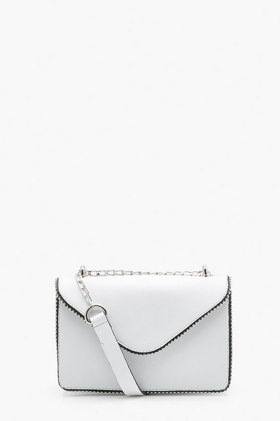 Cross Body With Chain Trim Detail | Boohoo.com (US & CA)