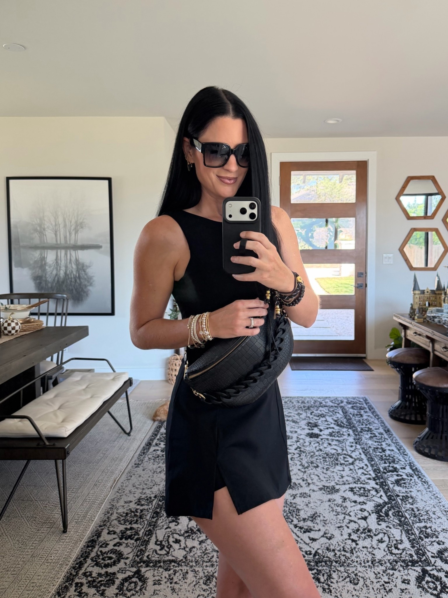 This tennis dress is so comfortable and flattering whether you’re wearing it to workout or throughout the day! I’m in a small. 

My crossbody bag is 15% off with code DTKAUSTIN15.