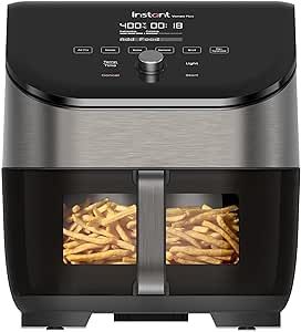 Instant Pot Vortex Plus 6-Quart Air Fryer Oven with ClearCook Cooking Window, Odor Erase Technolo... | Amazon (US)