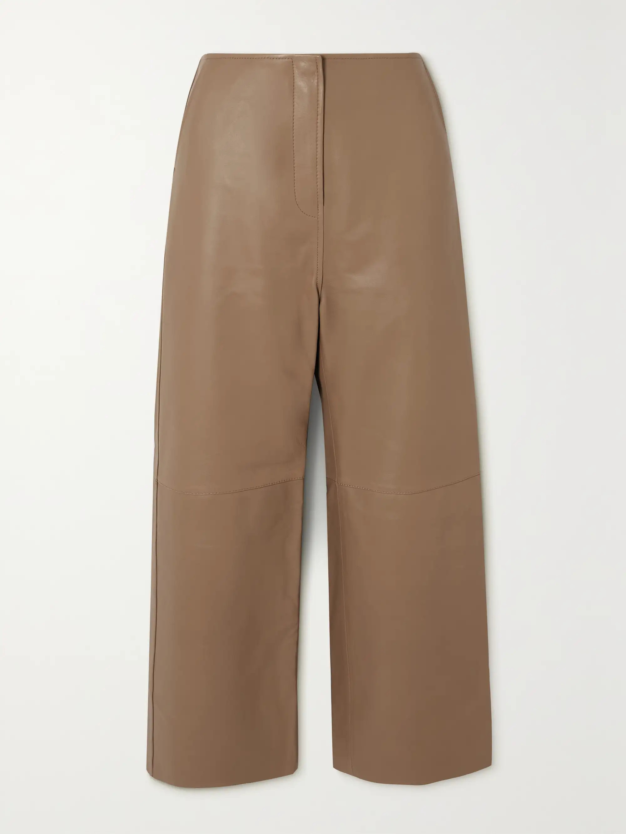 + NET SUSTAIN paneled leather wide-leg pants | NET-A-PORTER (UK & EU)