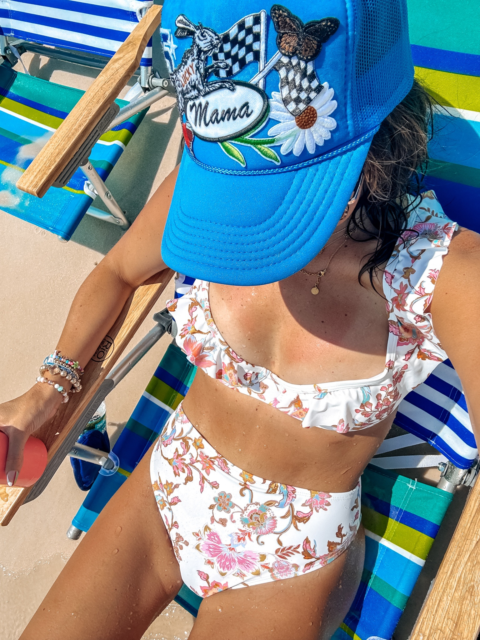 floral flutter swim, size small in the top and size small in the bottoms! true to size and under $35

#LTKTravel #LTKSwim #LTKFindsUnder50