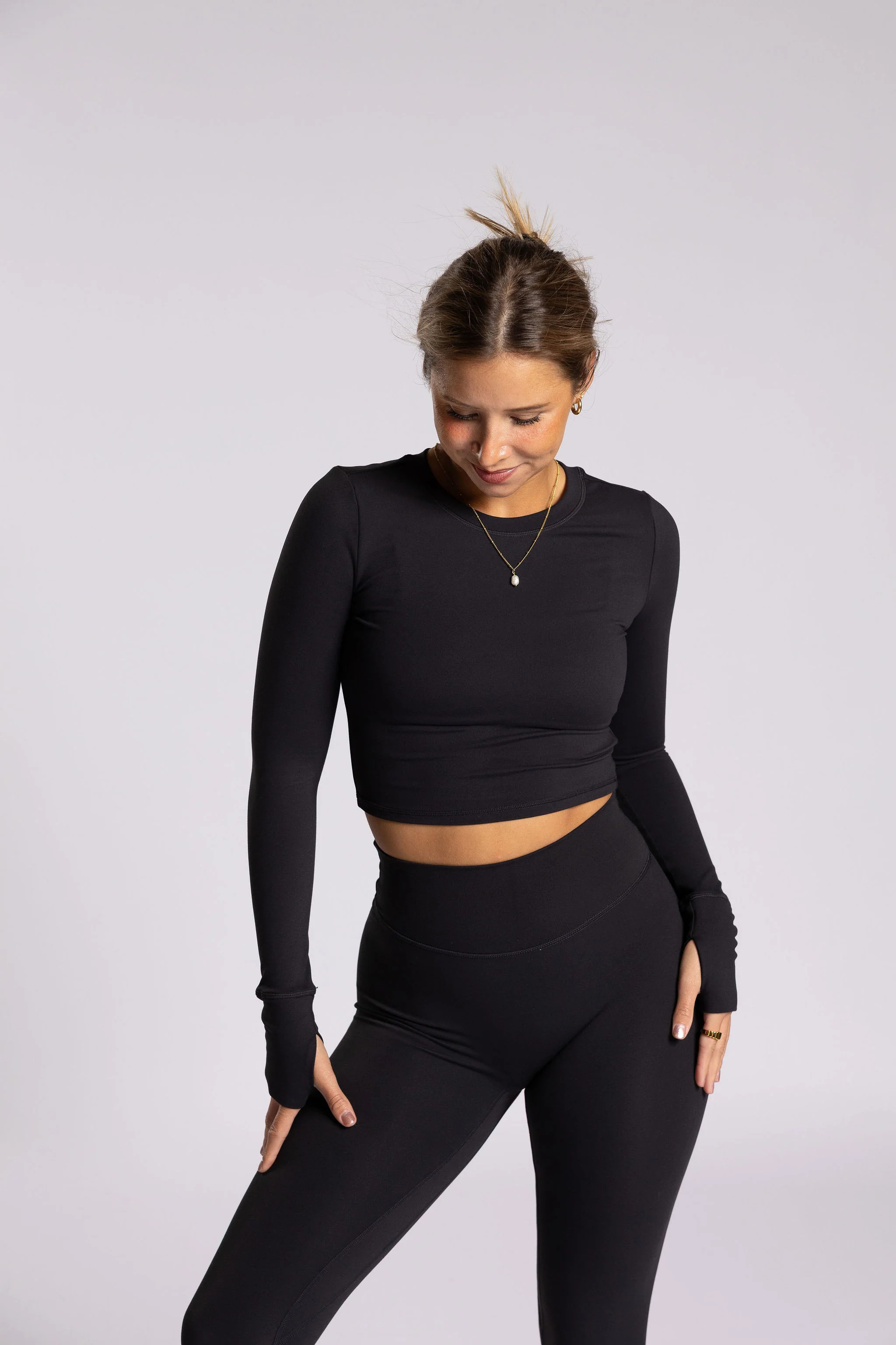 PURELUXE Long Sleeve Crop | P'tula