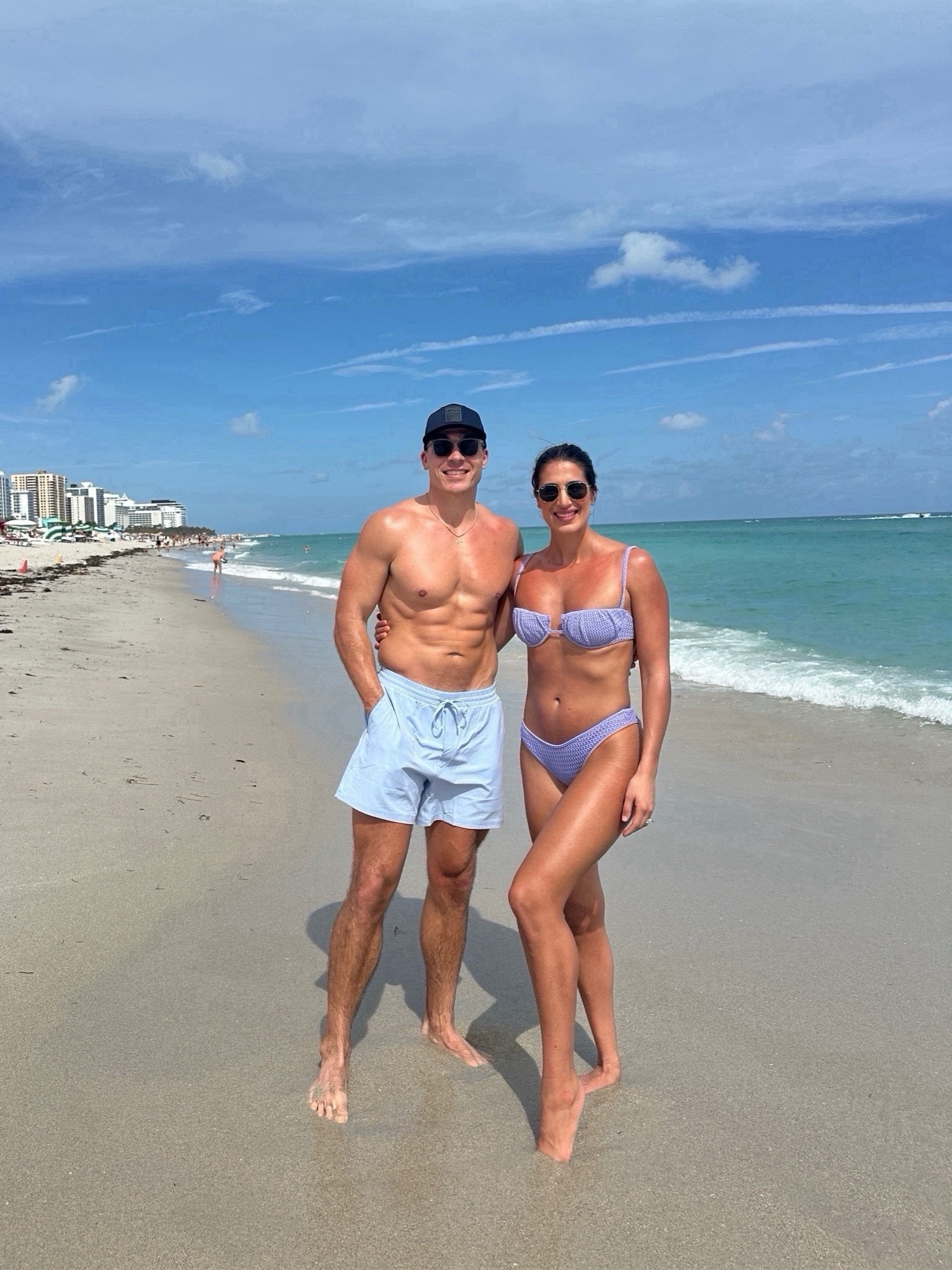 Beach vacation outfit inspo! 🏝️☀️💦

Beach outfit ideas - beach bikini - bikini - lavender two piece - menswear - men’s swimsuit - swimsuit 

#LTKfamily #LTKSeasonal #LTKstyletip