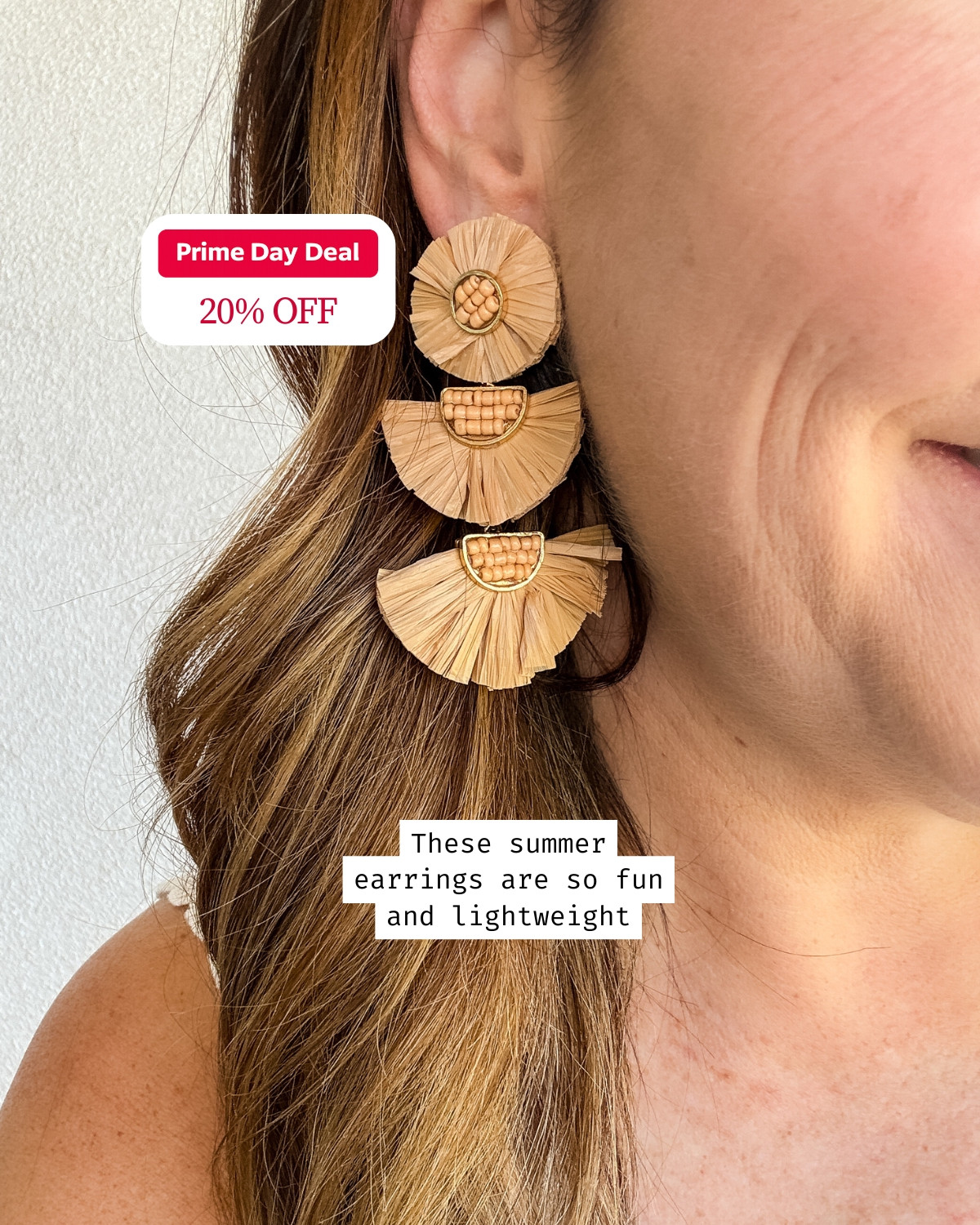 The summer earrings of my dreams! So fun, so lightweight, and they go with everything from sundresses to swimsuit coverups. Grab them while they're 20% off for Prime Day. ☀️ 

 #PrimeDay #summerstyle #earrings #LTKsalealert #LTKstyletip #LTKfindsunder50 #LTKSeasonal #LTKTravel
