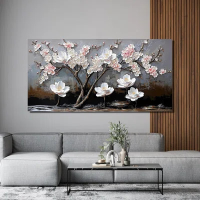 Canvas Wall Art Decor Art Work For Wall Decor Wall Art Decorations Wall Art Pictures For Living Room Artwork For Walls Modern Flower Wall Art Prints H | Wayfair North America