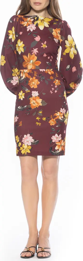 Alexia Admor Elowen Boatneck Long Sleeve Sheath Dress | Nordstromrack | Nordstrom Rack