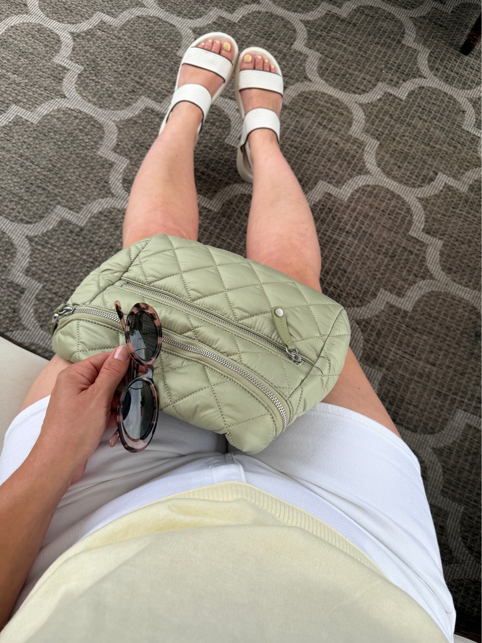 Quick shoe selfie - and then I gotta run 😃
Wearing @Quince and @VIVAIA  while chasing my toddler 👧

#LTKdayinmylife #LTKootd #LTKmomlife