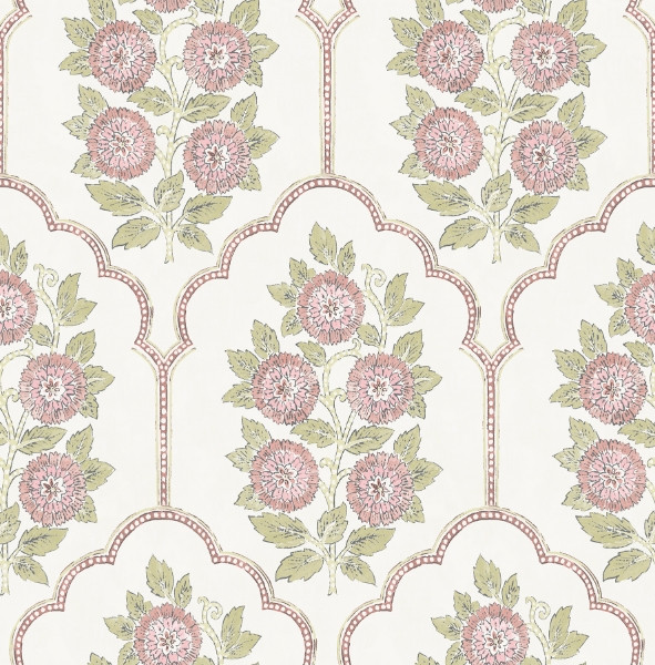 Floral Bazaar Rose Water Peel and Stick Wallpaper | WallPops