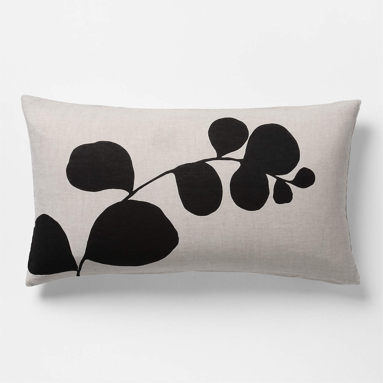 Aire Natural EUROPEAN FLAX -Certified Linen Botanical King Bed Pillow Sham + Reviews | Crate & Ba... | Crate & Barrel