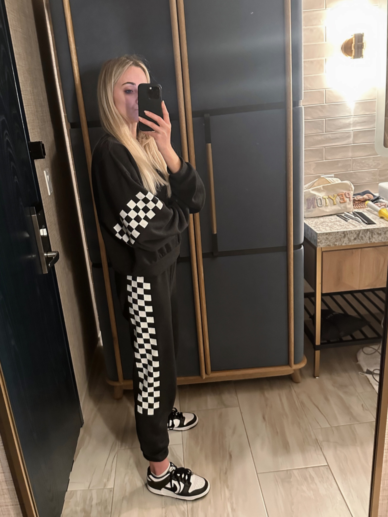 Matching lounge set, Nike dunks 

#LTKshoecrush #LTKtravel