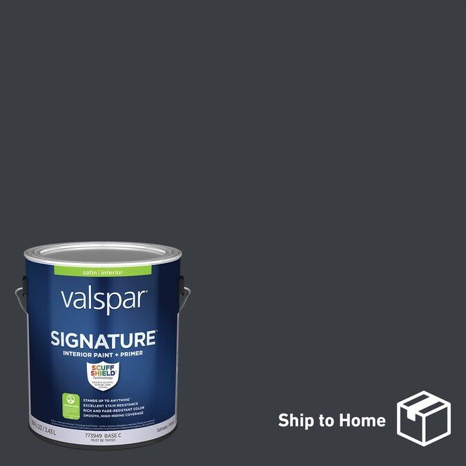Valspar Signature Satin Chimney Smoke 4010-1 Interior Paint (1-Gallon) | Lowe's
