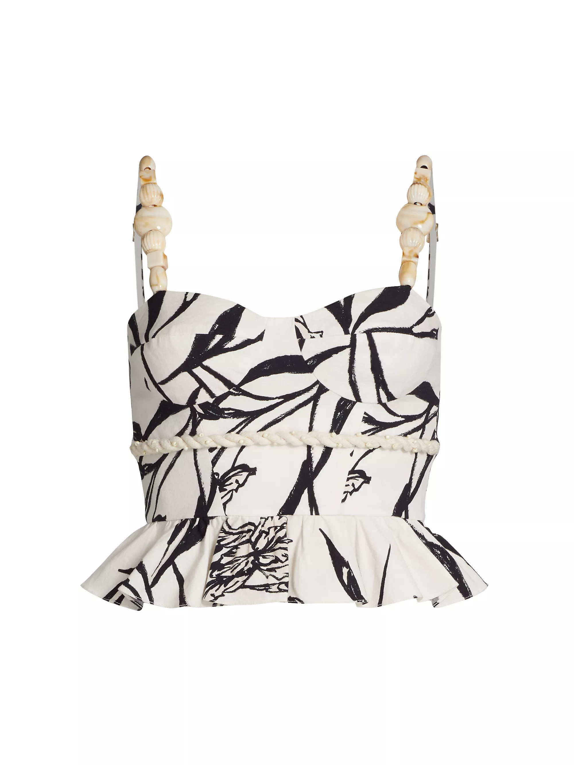 Iris Floral Peplum Top | Saks Fifth Avenue