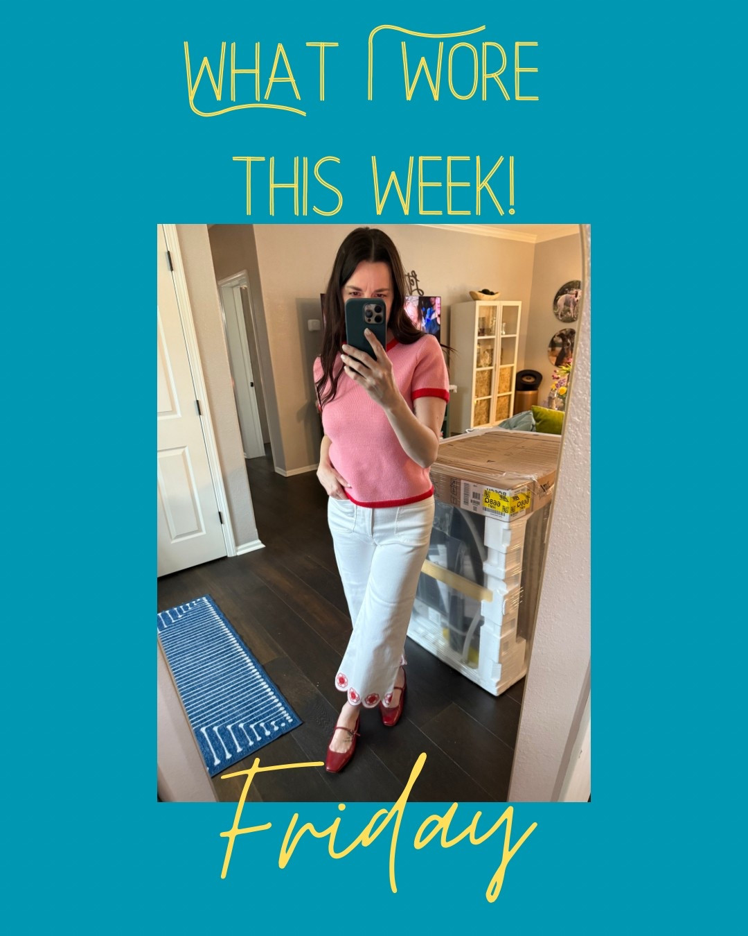 TGIF calls for a special outfit!  I am loving the color mix going on here!  These pants fit TTS and top is slightly fitted.  I am wearing my true small in top and my true size in pants.  Shoes run TTS and are very comfy!

#LTKStyleTip #LTKWorkwear #LTKOver40