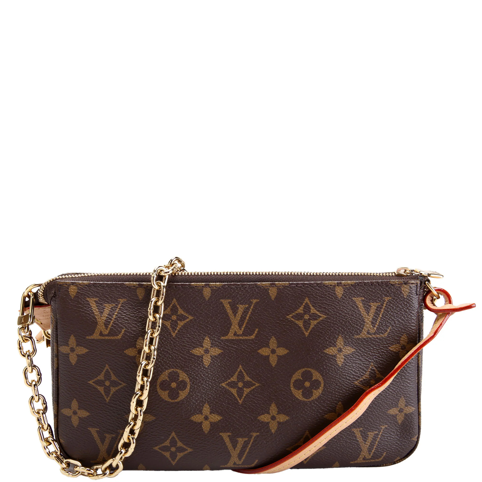 Pochette Accessories NV With Chain Monogram | Keeks Designer Handbags