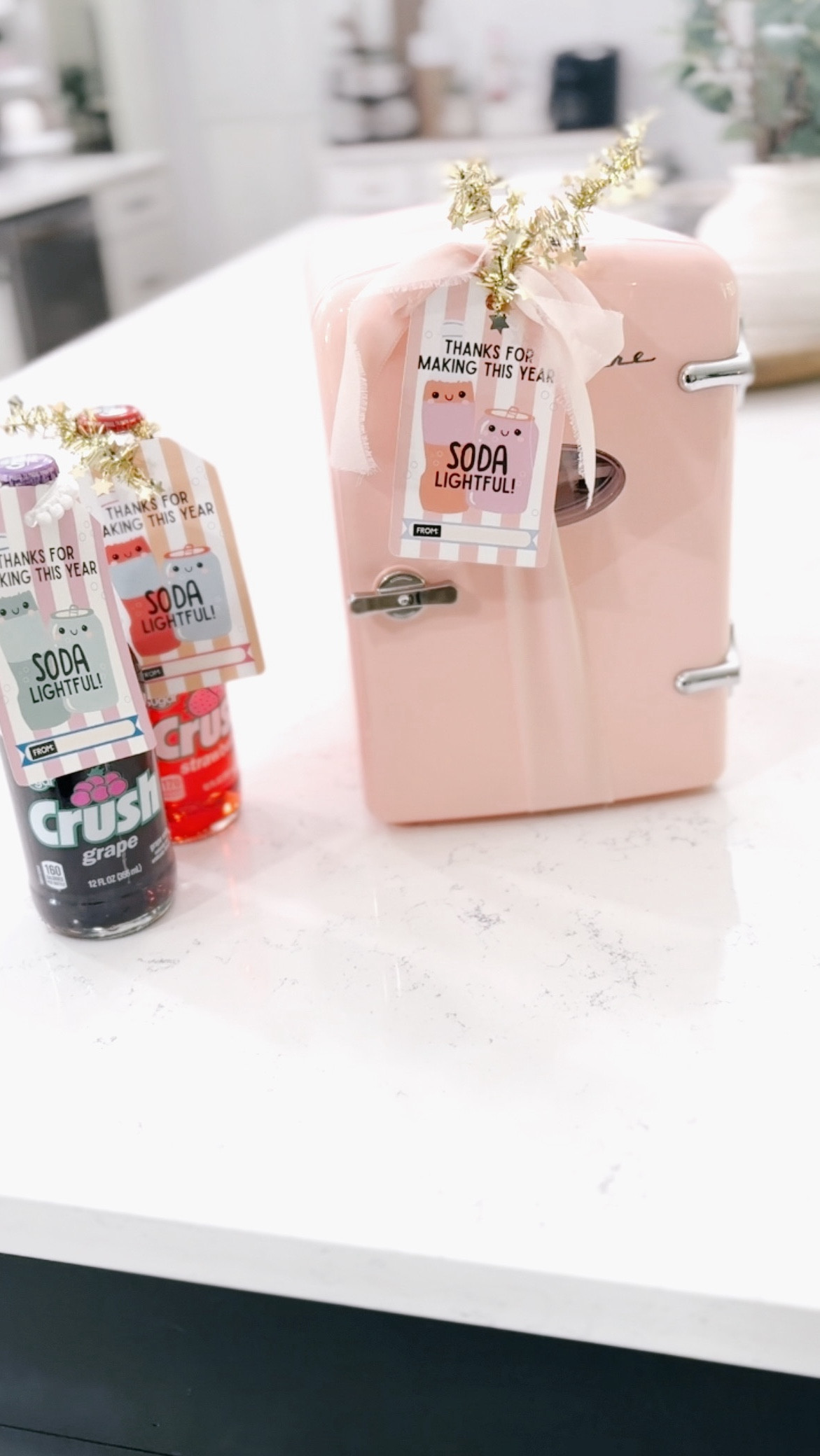 The CUTEST portable mini fridge filled with goodies for our Teacher for an end of the year thank you! 

#LTKFamily #LTKGiftGuide #LTKKids