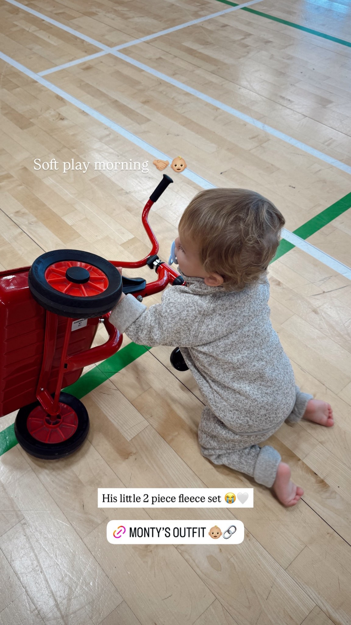 Love this fleece set for Monty boy! 🤍

#LTKbaby #LTKautumn #LTKwinter