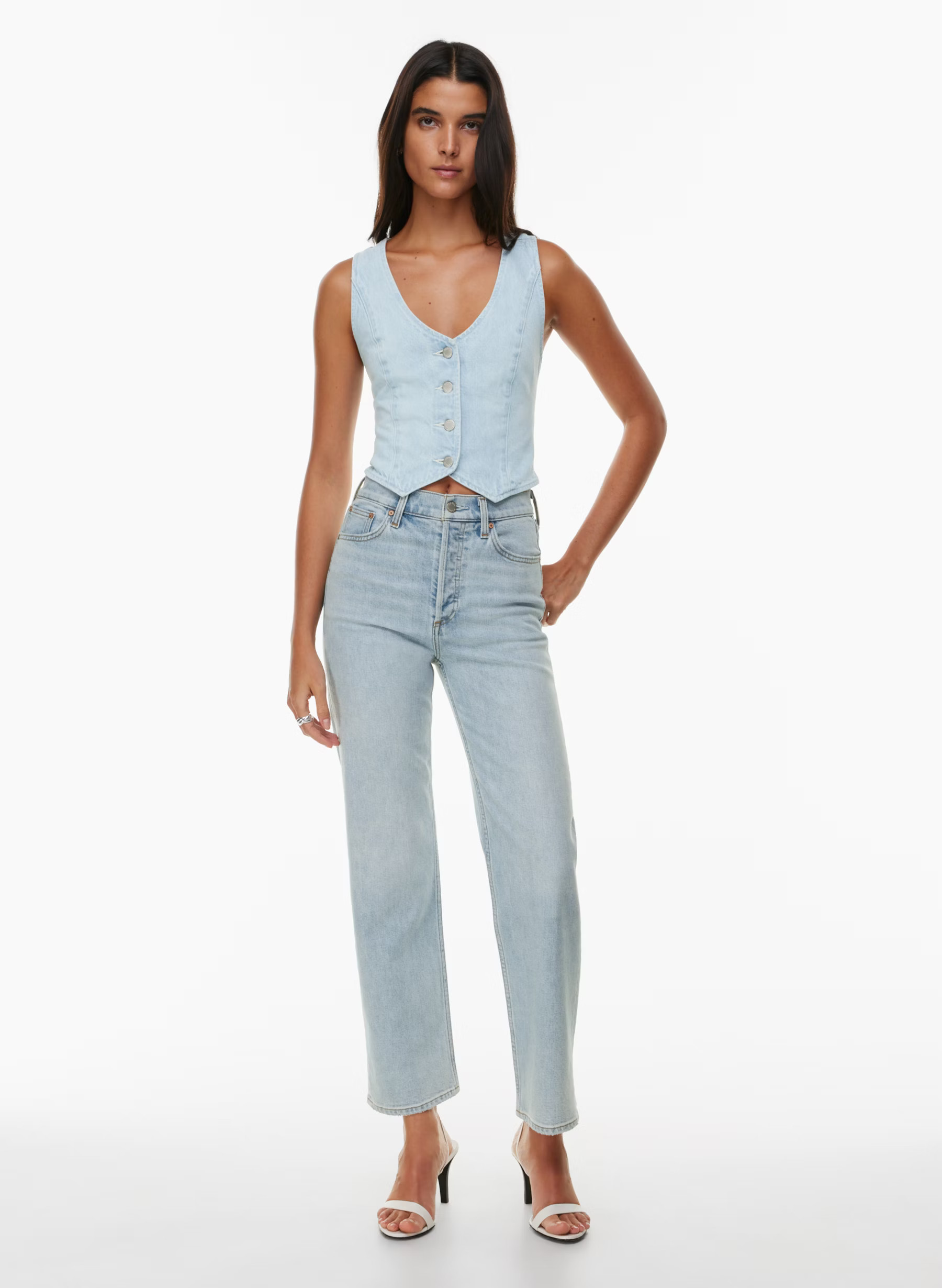 THE ARLO HI-RISE STRAIGHT JEAN | Aritzia