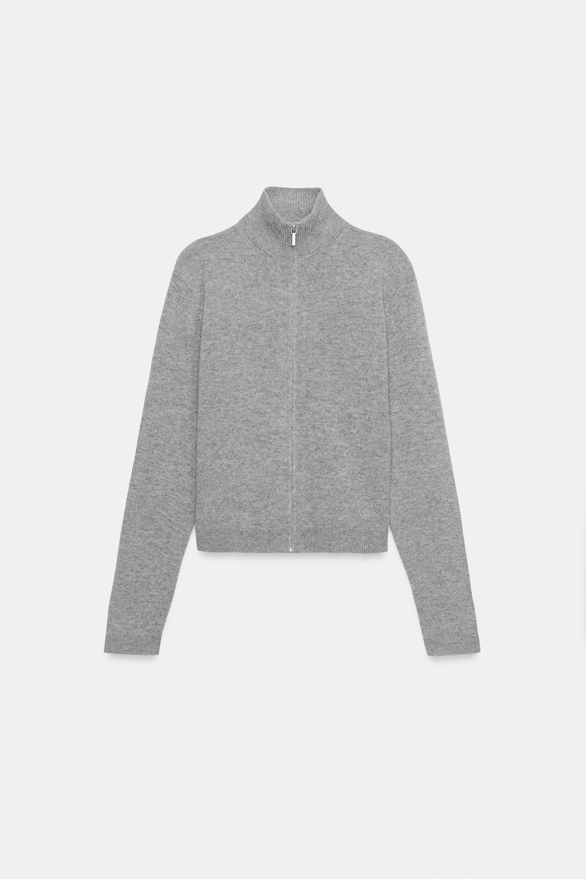 100% WOOL ZIP-UP JACKET | Zara US