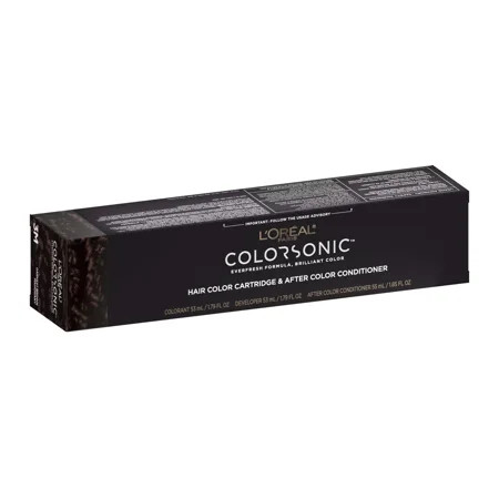 L Oreal Paris Colorsonic Ammonia Free Permanent Hair Color Cartridge - Device Sold Separately 3m Darkest Brown Mahogany ( Pack of 1). | Walmart (US)