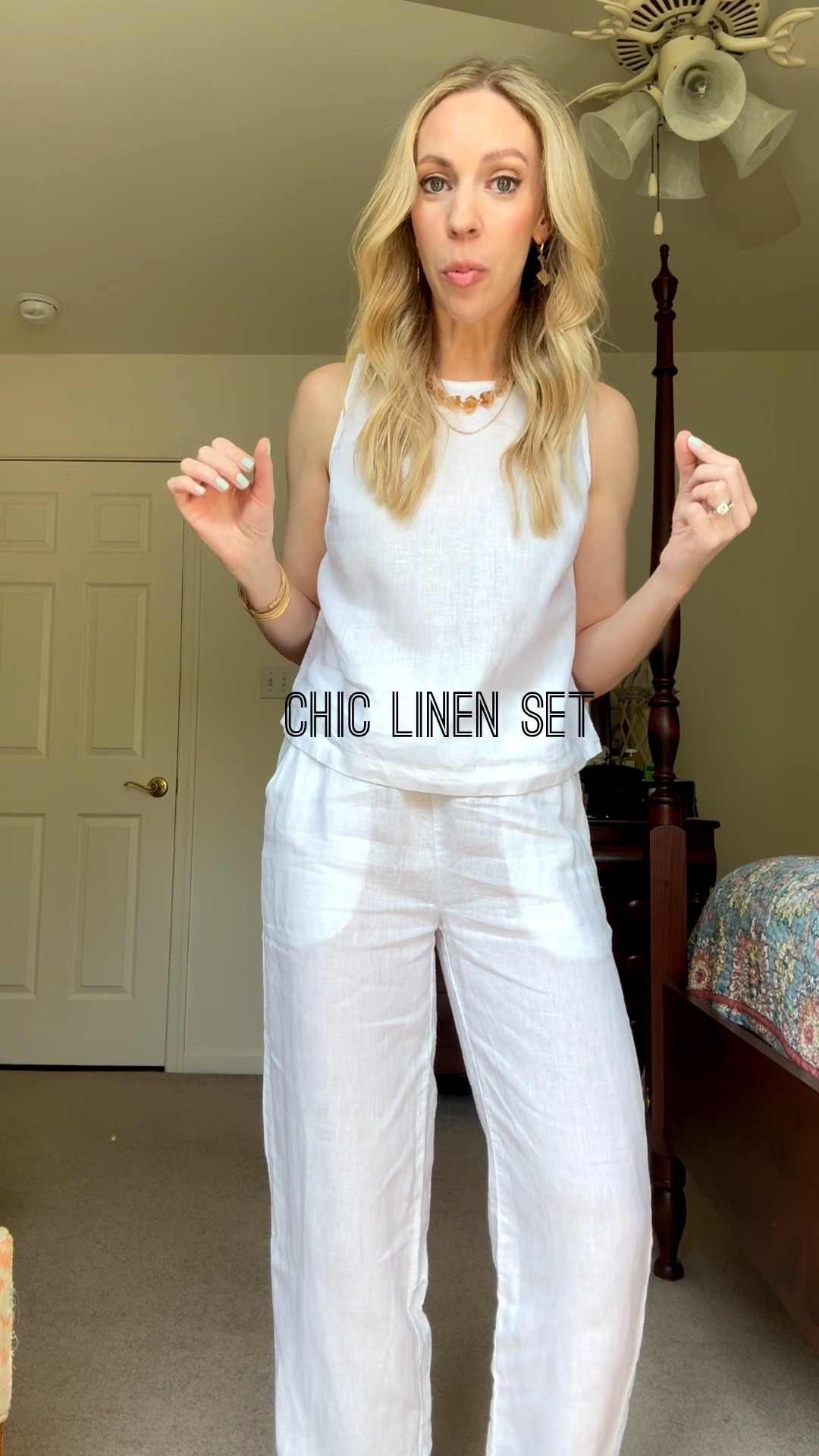 This white linen set from @Quince is so chic and easy to wear anywhere this summer - you can even take it into early fall by adding a utility jacket or leather jacket

#LTKOver40 #LTKSeasonal #LTKgrwm