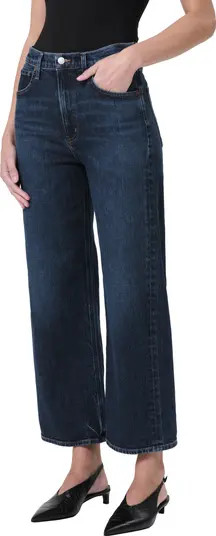 Ren High Waist Ankle Wide Leg Jeans | Nordstrom